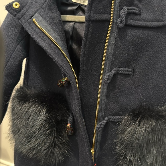 Wool Crewcuts Navy Duffle Coat size 2 - Picture 6 of 6